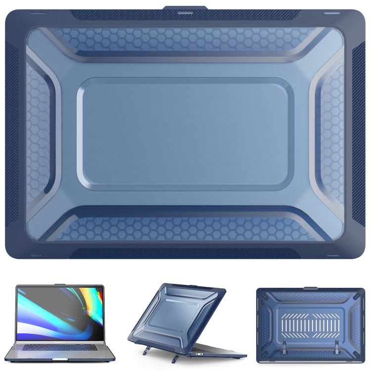 

TPU + PC Laptop Protective Case For MacBook Pro 16 inch 2141(Sapphire Blue)
