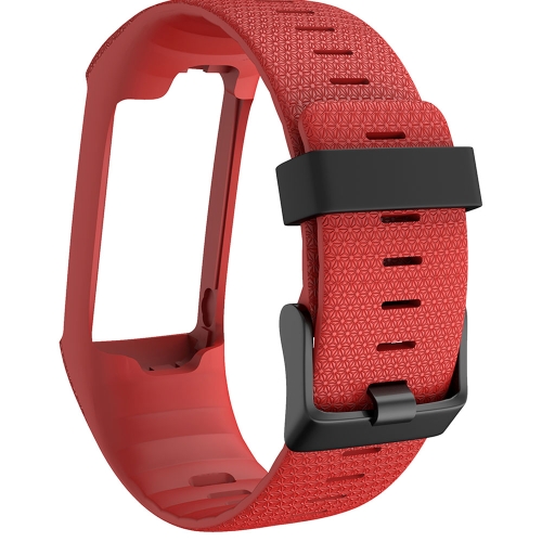 

For POLAR A360 & 370 Textured Watch Band(Red)