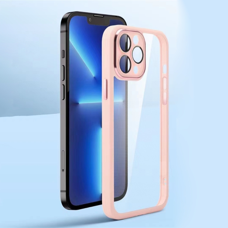 

For iPhone 13 All-inclusive Camera Shockproof Phone Case(Pink)