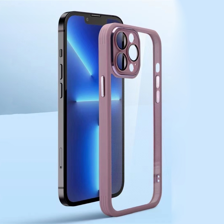 

For iPhone 13 All-inclusive Camera Shockproof Phone Case(Purple)