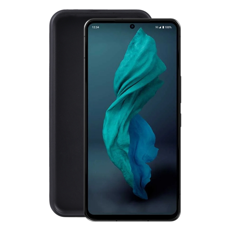 

For Sharp Aquos R7 TPU Phone Case(Pudding Black)
