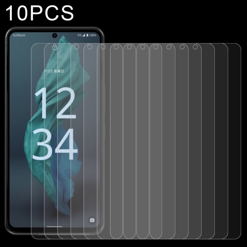 

10 PCS 0.26mm 9H 2.5D Tempered Glass Film For Sharp Aquos R7