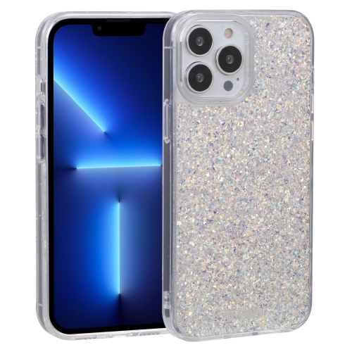 

For iPhone 13 Pro DFANS DESIGN Starry Sky Epoxy Phone Case (Silver)
