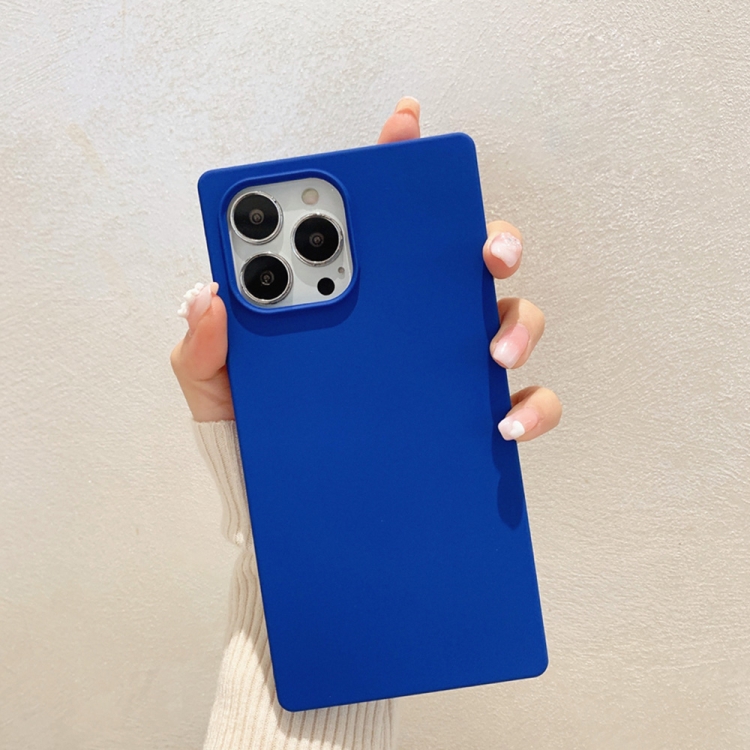 

Square Skin Feel TPU Phone Case For iPhone 11 Pro(Blue)