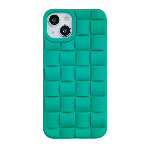 

For iPhone 11 Weave Texture TPU Phone Case (Blue-green)