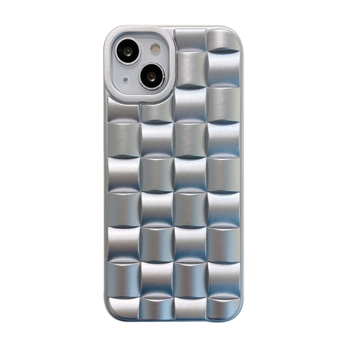 

Weave Texture Skin Feel TPU Phone Case For iPhone 13 Pro(Silver)