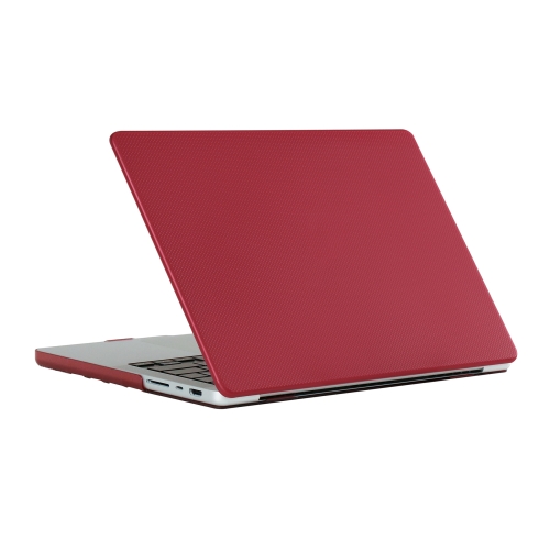 

Dot Texture Double Sided Tanned Laptop Case For MacBook Pro 13.3 inch A1706/A1708/A1989/A2159/A2289/A2251/A2338(Red)