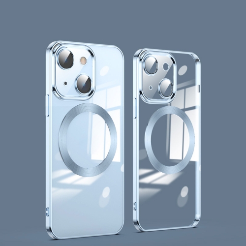 

For iPhone 13 mini MagSafe Magnetic Electroplated Phone Case (Sierra Blue)