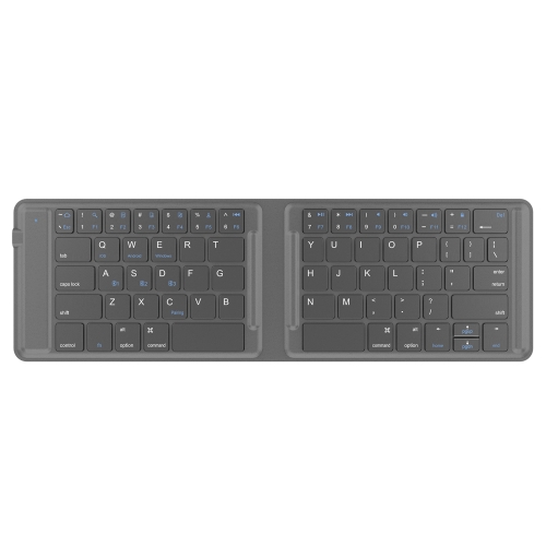 

G2104 Leather Foldable Bluetooth Keyboard(Grey)