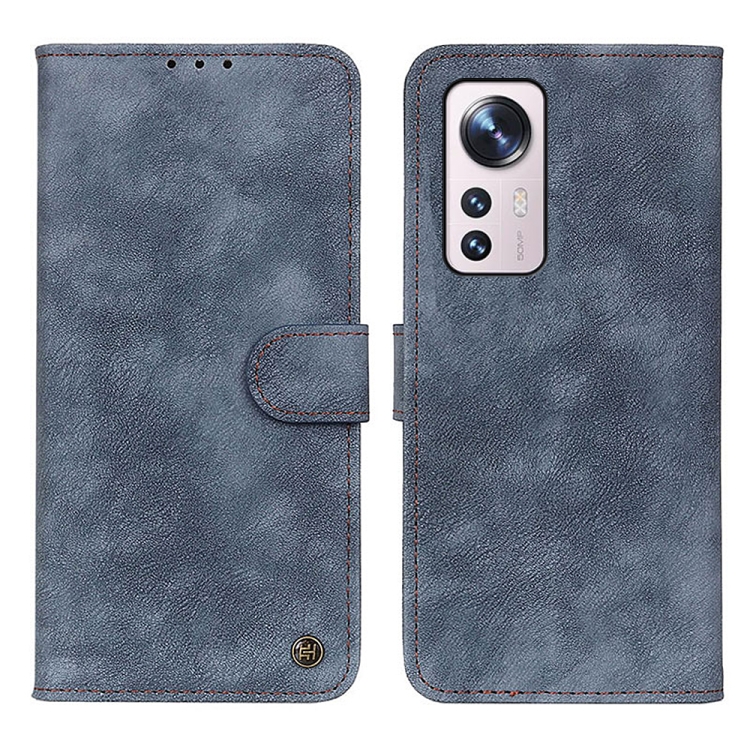 

For Xiaomi 12 Lite Antelope Texture Magnetic Buckle Leather Phone Case(Blue)
