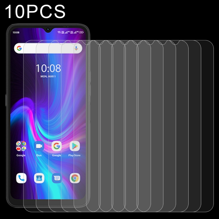 

10 PCS 0.26mm 9H 2.5D Tempered Glass Film For UMIDIGI F3 SE
