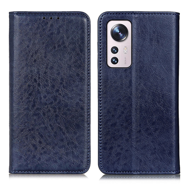 

For Xiaomi 12 Lite Magnetic Crazy Horse Texture Horizontal Flip Leather Phone Case(Blue)