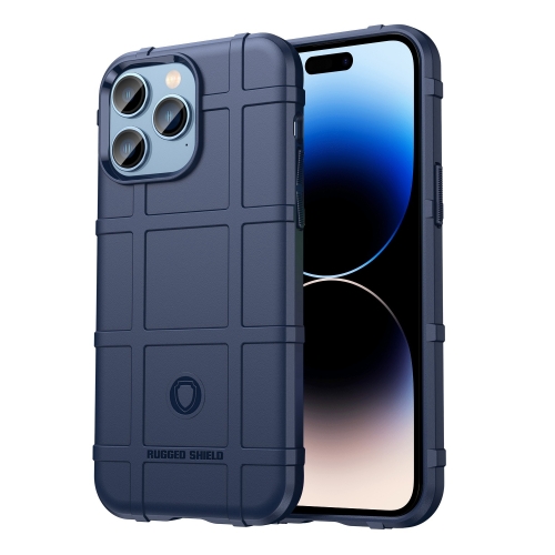 

Rugged Shield Full Coverage Shockproof TPU Case For iPhone 14 Pro, Small Quantity Recommended Before iPhone 14 Launching(Blue)