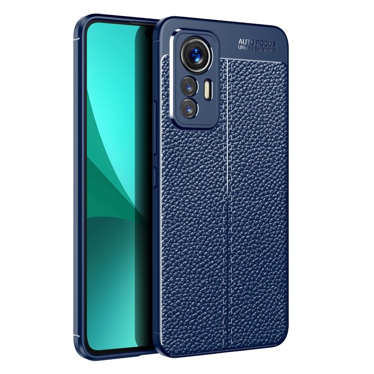

For Xiaomi 12 Lite Litchi Texture TPU Shockproof Case(Blue)