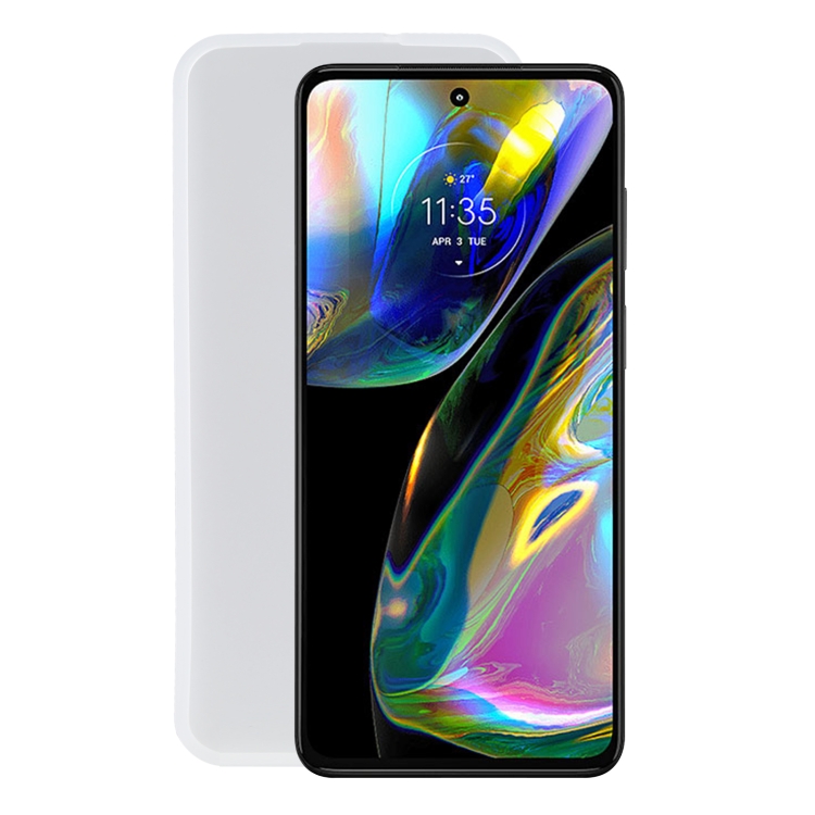 

For Motorola Moto G82 TPU Phone Case(Transparent White)