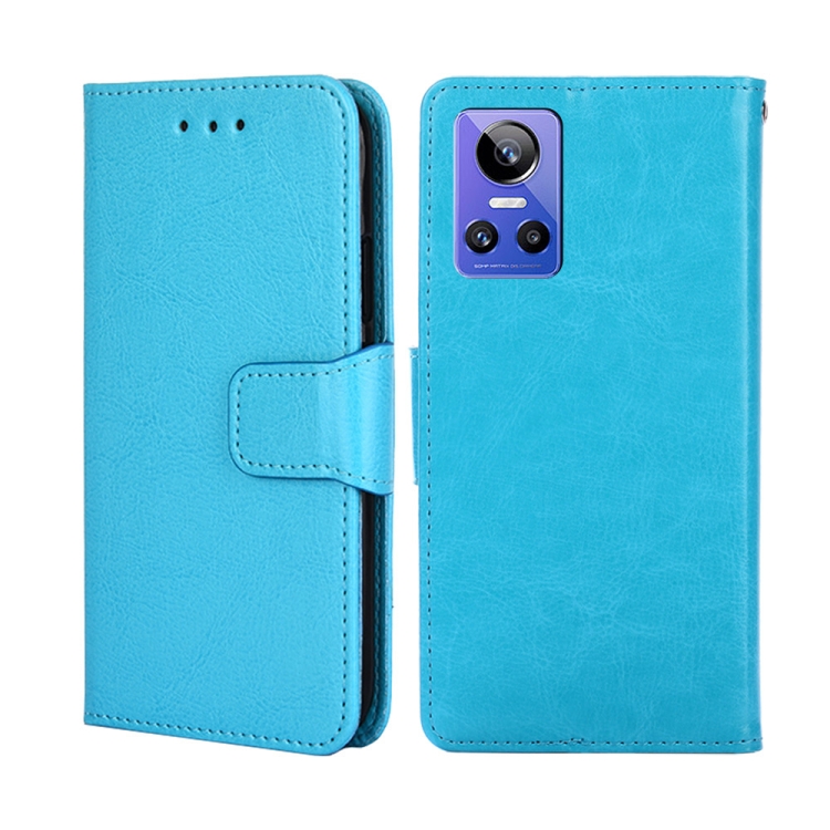 

For OPPO Realme GT Neo3 Crystal Texture Leather Phone Case(Sky Blue)