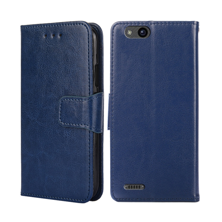 

For ZTE Tempo X Crystal Texture Leather Phone Case(Royal Blue)