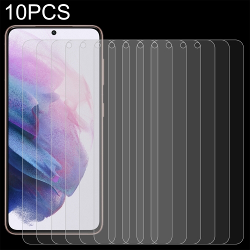 

10 PCS 0.18mm 9H 2.5D Tempered Glass Fingerprint Unlock Film For Samsung Galaxy S21+ 5G