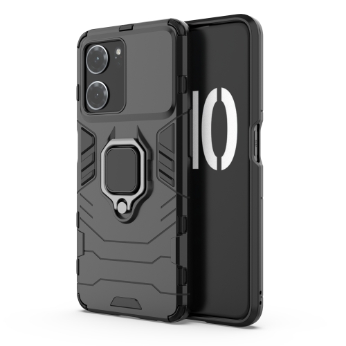 

For OPPO K10 Magnetic Ring Holder PC + TPU Phone Case(Black)