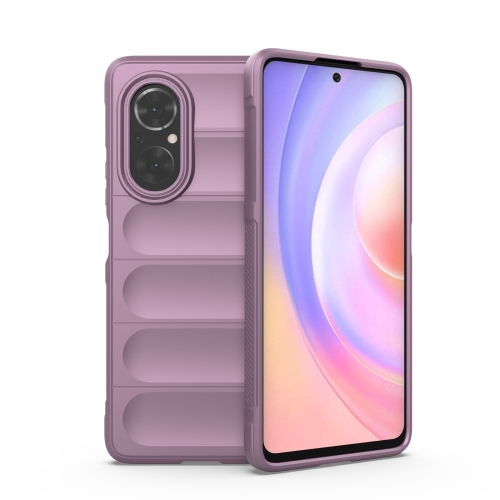 

For Huawei Nova 9 SE/Honor 50 SE Magic Shield TPU + Flannel Phone Case(Purple)