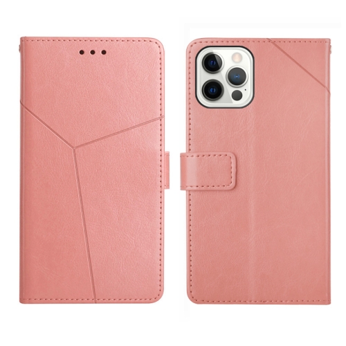

Y Stitching Horizontal Flip Leather Phone Case For iPhone 14 Pro, Small Quantity Recommended Before iPhone 14 Launching(Rose Gold)