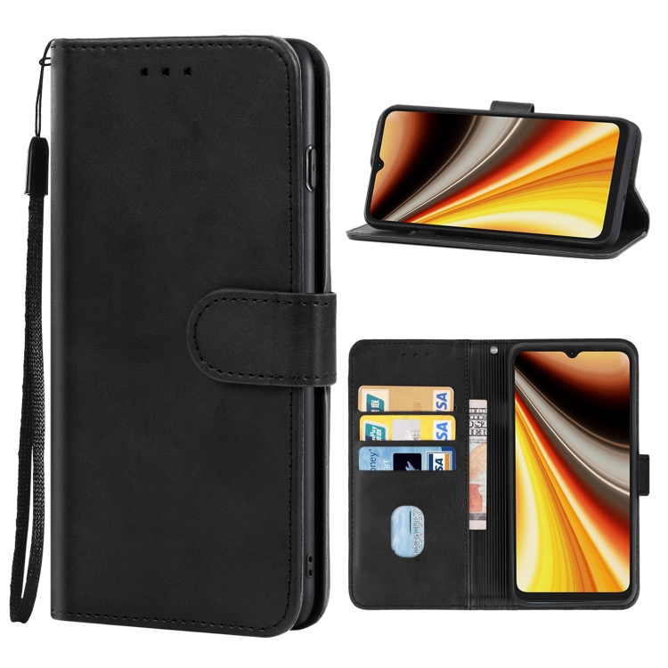

For UMIDIGI Power 7 Max Leather Phone Case(Black)