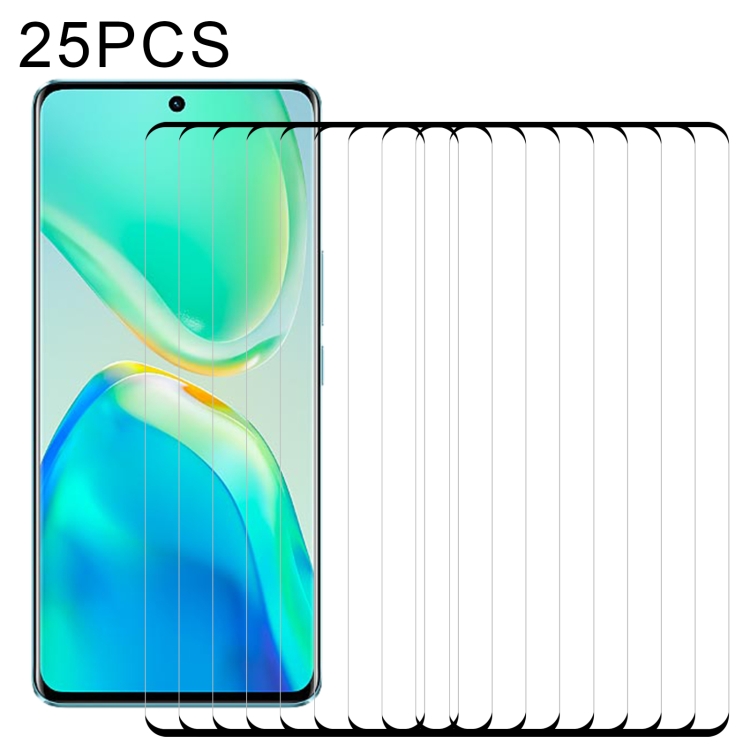 

25 PCS 3D Curved Edge Full Screen Tempered Glass Film For vivo S15 Pro