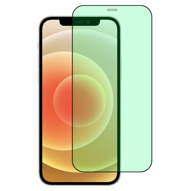 

Green Light Eye Protection Tempered Glass Film For iPhone 12 / 12 Pro