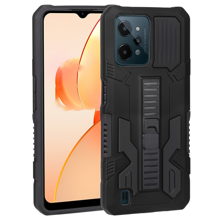 

For OPPO Realme C31 All Inclusive Double-color TPU + PC Phone Case(Black)