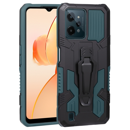 

For OPPO Realme C31 Armor Warrior PC + TPU Phone Case(Green)