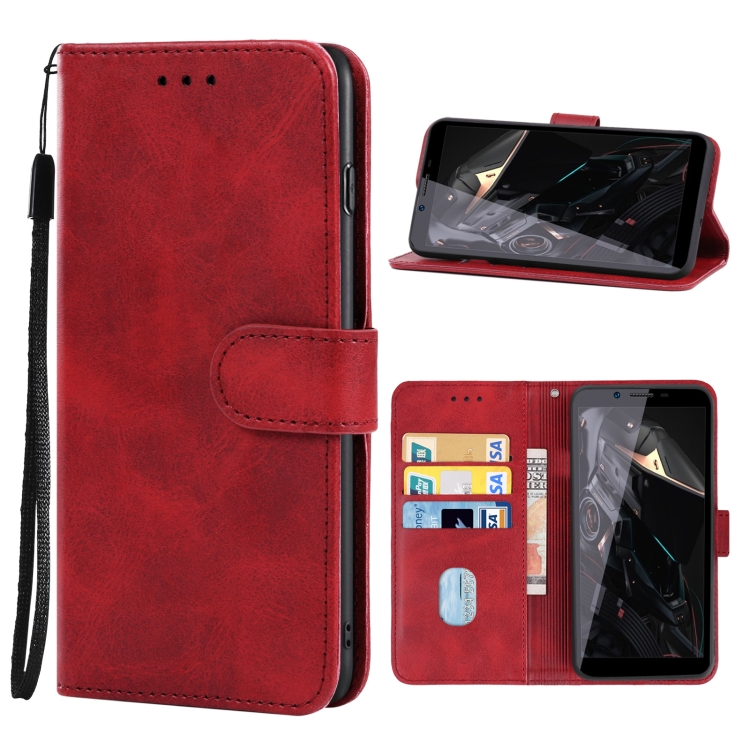 

For Oukitel WP18 Leather Phone Case(Red)