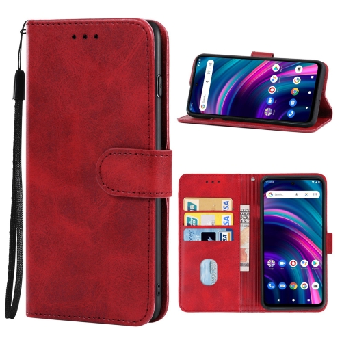 

For BLU G91s Leather Phone Case(Red)