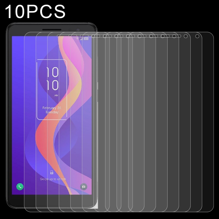 

10 PCS 0.26mm 9H 2.5D Tempered Glass Film For TCL 303