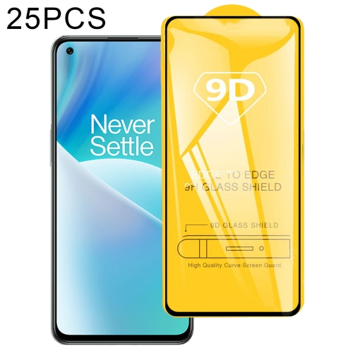 

25 PCS 9D Full Glue Screen Tempered Glass Film For OnePlus Nord 2T / Nord 2 5G