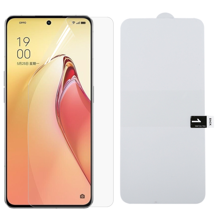 

Full Screen Protector Explosion-proof Hydrogel Film For OPPO Reno8 Pro+
