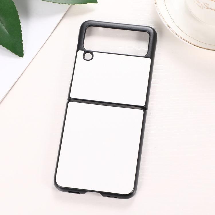 

For Samsung Galaxy Z Flip3 5G FaletteTexture PU+TPU+PC Shockproof Phone Case(White)