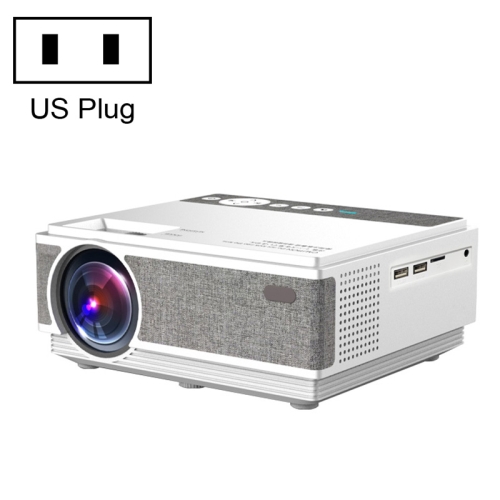 

E460S 1280x720P 120ANSI LCD LED Smart Projector, Same Screen Version, Plug Type:US Plug