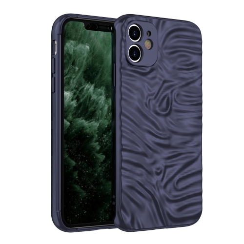 

Wave Electroplating TPU Phone Case For iPhone 11(Matte Black)