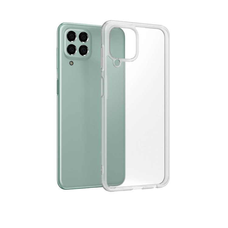 

For Samsung Galaxy M33 Four-corner Shockproof TPU + PC Phone Case(Transparent)
