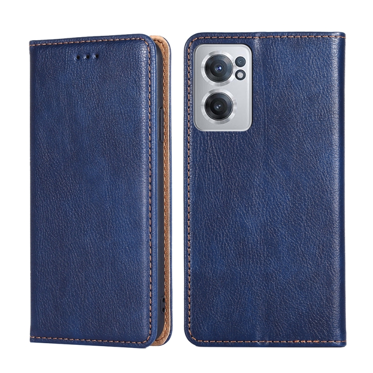 

For OnePlus Nord CE 2 5G Pure Color Magnetic Leather Phone Case(Blue)
