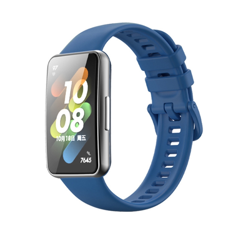 For Huawei Band Honor Band Pure Color Silicone Watch Band