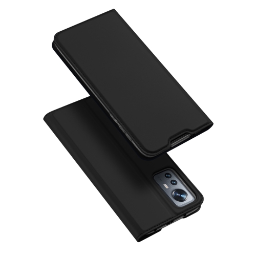 

For Xiaomi 12 Lite DUX DUCIS Skin Pro Series Shockproof Leather Phone Case(Black)