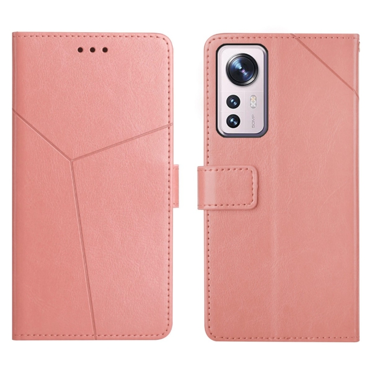 

For Xiaomi 12 Lite Y Stitching Horizontal Flip Leather Phone Case(Rose Gold)
