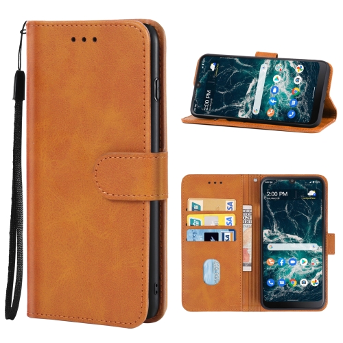 

For Nokia C200 Leather Phone Case(Brown)