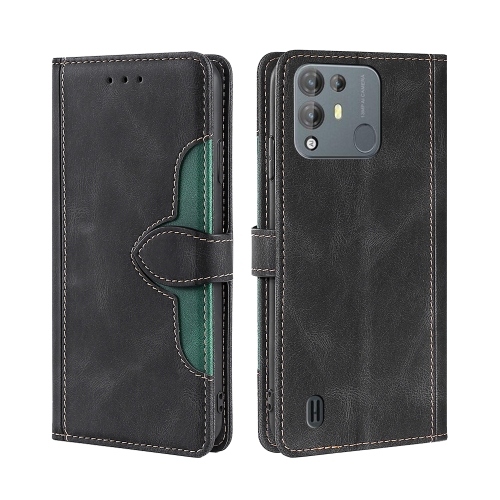 

For Blackview A55 Pro Stitching Skin Feel Magnetic Buckle Horizontal Flip PU Leather Case(Black)