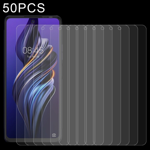 

50 PCS 0.26mm 9H 2.5D Tempered Glass Film For Tecno Pova 3