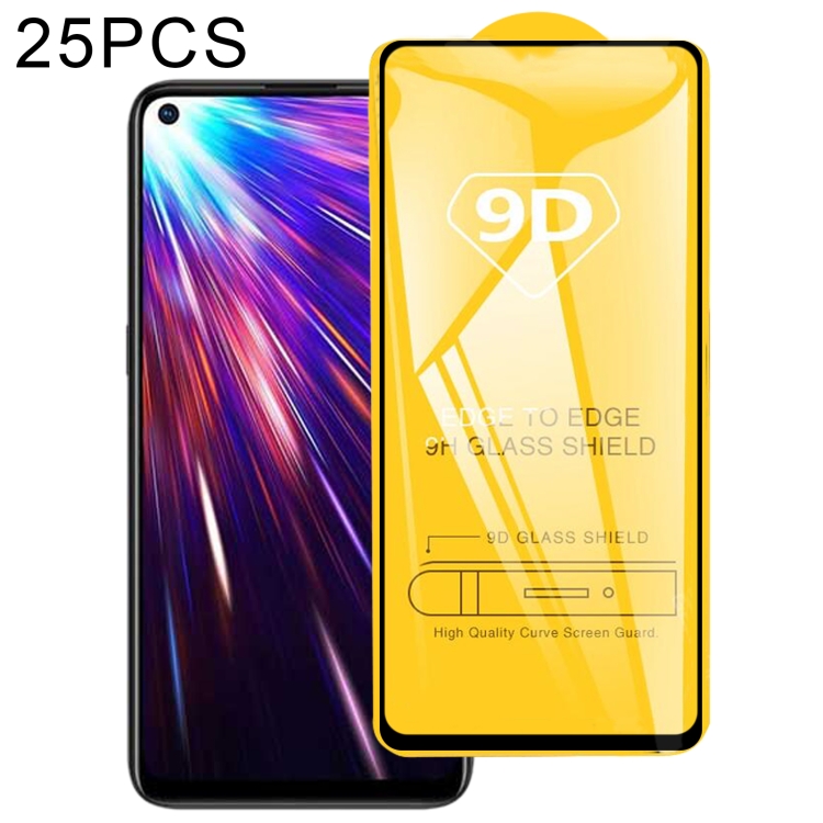 

25 PCS 9D Full Glue Screen Tempered Glass Film For Huawei Maimang 11