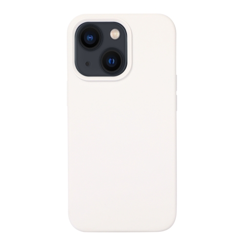 For iPhone 14 Liquid Silicone Phone Case (White)