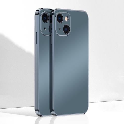 

Ultra Thin Electroplated Frosted TPU Phone Case For iPhone 13(Grey)