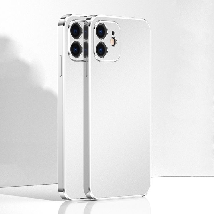 

Ultra Thin Electroplated Frosted TPU Phone Case For iPhone 11(White)